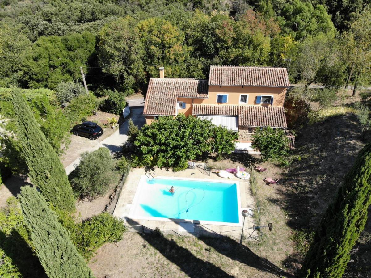 Le Mas Cevenol Villa Saint-Hilaire-de-Brethmas Eksteriør billede